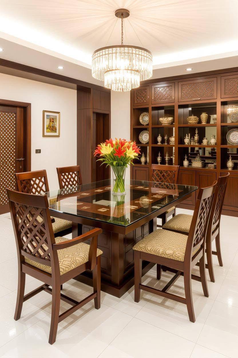 Dining table set, 4 seater